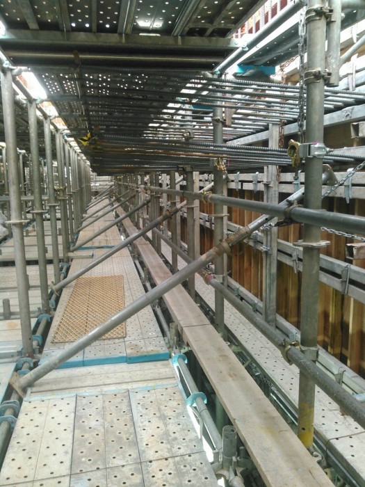 長堀抽水所雨水滞水池築造工事 （その他）型枠工事